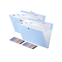 Carpeta Archivadora Expandible A4 de PP Reciclable con Logotipo Personalizado y Colores a Medida para Clasificar Documentos y Papeles, Organizador de 8 Bolsillos