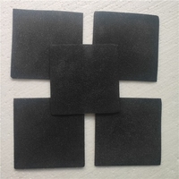 Matériau collecteur à cellules ouvertes C mousse métallique réticulée batterie en mousse de carbone vitrifié à vendre plaque de mousse en fibre de carbone RVC