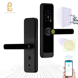 Elock ES276F specifications 5050 double latch electronic deadbolt function golden supplier touch screen digital security lock