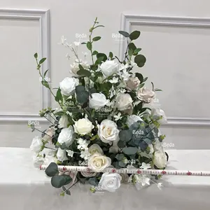 Novo modelo recomendo peças centrais de flores de alta qualidade para decoração de casa e casamento