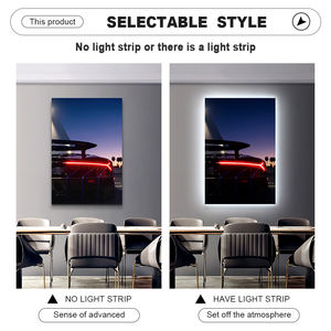 Di alta qualità decorazione della casa opere d'arte stampa acrilica luce posteriore per auto di illuminazione pittura <span class=keywords><strong>camera</strong></span> dei bambini LED parete arte decorazione - Product Image 4