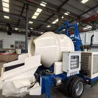 Pompe à béton diesel MINLE JBT40 40m³/h 78kW 40mm intégrée pour la construction routière et ponteuse