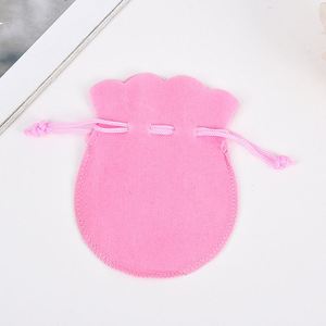 Pochettes à bijoux en velours faites à la main avec cordon de serrage, sacs de rangement compacts en forme de gourde pour chevillères, breloques et perles culturelles - Product Image 5