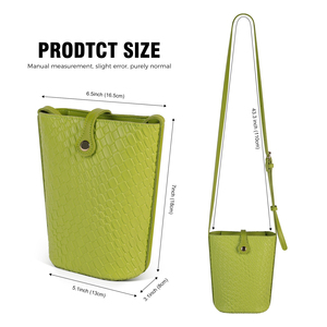 Damen Luxus Premium Soft Pu Leder Reise Cross body Schulter Magnet knopf Reiß verschluss tasche für Frauen Marke Luxus für iPhone Tasche - Product Image 2