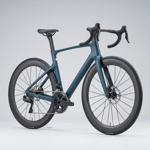 Vélo de route à cadre rigide en carbone léger DFQ Twitter R18 Racing avec freins à disque sans fil Wheeltop Tx-24s à prix réduits - Product Image 1