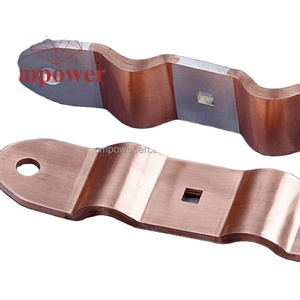 Connecteur <span class=keywords><strong>de</strong></span> barre omnibus en cuivre 99,99 %, barre omnibus en cuivre laminé, pont flexible en cuivre - Product Image 2