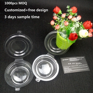 Custom Pvc Cheap Hard Round Wholesale Plastic Box Blister Pack Clamshell Packaging