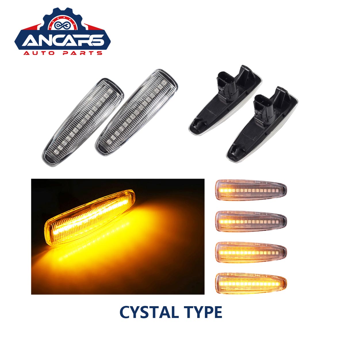 Accessories LED Dynamic Turn Signal Side Marker Sequential Light