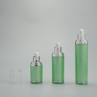 Flacon de sérum cosmétique rechargeable écologique avec pompe sans air en PP de 30 ml, emballage personnalisé de luxe en plastique pour soins de la peau