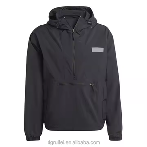 Custom <strong>Men</strong> <strong>Jackets</strong> High Quality Color <strong>Lightweight</strong> Sports Quarter Zip <strong>Jackets</strong> for <strong>Men</strong> - Product Image 4