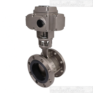 Válvula de Mariposa Motorizada de Hierro Dúctil con Conexión de Doble Brida y Asiento de Goma EPDM de 8 Pulgadas PN16 Volt, Pedido Urgente COVNA DN200 - Product Image 2