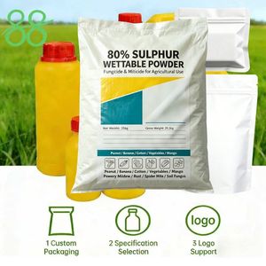 Azufre 80% WP, Fungicida y <span class=keywords><strong>Acaricida</strong></span> Inorgánico de Contacto, Azufre Granular, Precio del Azufre Granular - Product Image 3