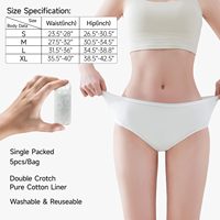 Culottes jetables pour femmes 100% sous-vêtements en coton pour le voyage hôtel sous-vêtements jetables quotidiens pour femmes culottes de maternité
