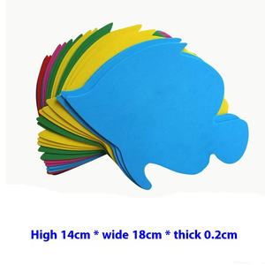 Arte de esponja de espuma hecho a mano, juguetes creativos de pasta, pegatinas de pared, arte de pared inspirado en la naturaleza para diseño de entorno de jardín de infantes - Product Image 4