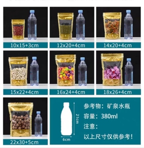 Giấy <span class=keywords><strong>2025</strong></span> đứng lên túi với rõ ràng trong suốt cửa sổ phía trước dây kéo khóa Zip khóa bao bì túi - Product Image 5