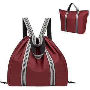 运动旅行行李袋健身房背包防水手提包高品质拉绳背包拉绳运动手提包