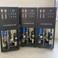 Système de purification d'eau compact 500L/H, usine de filtration par osmose inverse, filtre à sable et à charbon, machine de traitement de l'eau potable