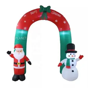 Outdoor Customized Christmas Archway Snow Archway Entrance Inflatable Arch For Party Decoration