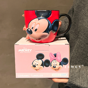 Tazas de Cerámica con Diseño de Dibujos Animados de <span class=keywords><strong>Disney</strong></span>, con Asa y Relieve <span class=keywords><strong>3D</strong></span>, para la Escuela, la Oficina, Regalos y Venta - Product Image 1
