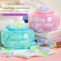 Deterjen Cair Ramah Lingkungan 3 in 1 dalam Bentuk Pod Sekali Pakai dengan Butiran Gel Beraroma untuk Pakaian 32pcs