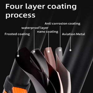 Échelle en acier multi-usage télescopique pliable et extensible de 2,6 m à 7 m <span class=keywords><strong>pour</strong></span> une utilisation à la maison et en extérieur avec verrou de sécurité - Product Image 4