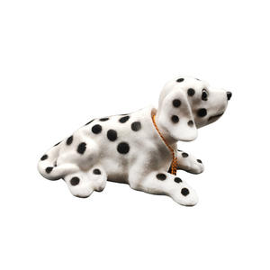 Dalmatian Bobble Head Nodding Dog Toy High Simulation Shaking Head Dashboard Decor para <span class=keywords><strong>coche</strong></span> y oficina Regalos únicos - Product Image 5