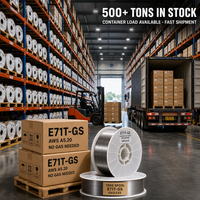 Fil de soudage MIG sans gaz E71T-GS à âme de flux 1,2 mm 0,8 mm 1 kg, fil de soudage MIG auto-étanche à âme de flux, fournisseurs d'usine