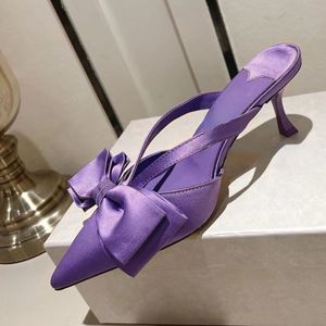 Tacchi Bassi <span class=keywords><strong>Viola</strong></span> Di Grande Successo per Donna con Fiocco di Tendenza - Product Image 3