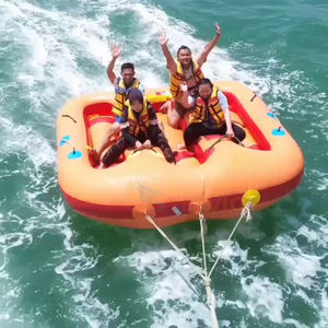 Bateau Gonflable de Traction Aquatique de Qualité Supérieure pour Sports Nautiques, Modèles Flying Crazy <span class=keywords><strong>Ski</strong></span>, Disco Boat et Sofa Boat, avec Pompe - Product Image 3