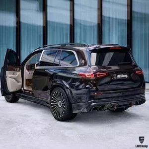 สำหรับ Mercedes-Benz GLS Maybach สภาพใหม่ ชุดแต่งคาร์บอนไฟเบอร์ LD-Style สำหรับดิฟฟิวเซอร์หน้า ชุดแต่งตัวถัง GLS อัพเกรด - Product Image 5