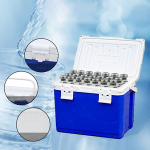 LIHENG Biosafety Portable Cooler Box 25L Cold Chain Warming Case avec PU Isolation pour la conservation du lait maternel et les canettes - Product Image 5