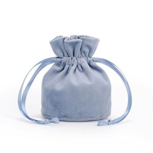 Sacs à cordon en velours recyclables pour bijoux, pierres précieuses, bagues, bracelets, colliers, montres, boucles d'oreilles, lunettes, et bonbons de mariage - Product Image 4