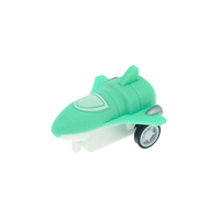 Jouets de voiture à friction pour enfants, modèles de fusées et d'avions de dessin animé, petites voitures à rétrofriction, capsule de 60 mm