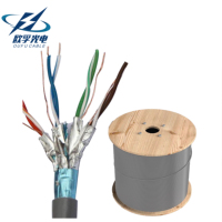 OUFU CAT5E RJ45 Kabel Patch 0.5M 1M 2M 3M 5M Kabel LAN Jaringan Ethernet Tembaga Terdampar untuk PC Router TV