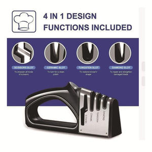 Afilador de Cuchillos Multifuncional Portátil LM LM25458 con Base Antideslizante, Accesorios para el Hogar - Product Image 2