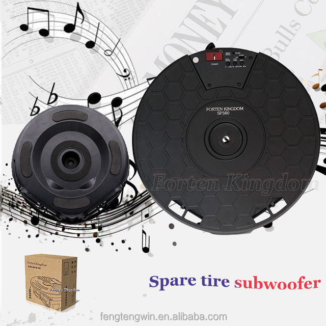 Universal 16 Inch Subwoofer Auto Electronics Car Powered Bass Speakers Car Amplifiers Audio Subwoofers for Car Spare Tire Tyre