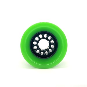 Fabricante PU Pro Downhill Skateboard <span class=keywords><strong>Longboard</strong></span> <span class=keywords><strong>Ruedas</strong></span> 75mm * 60mm Cruiser Skateboard <span class=keywords><strong>Ruedas</strong></span> Verde <span class=keywords><strong>Freeride</strong></span> <span class=keywords><strong>Longboard</strong></span> Rueda - Product Image 3