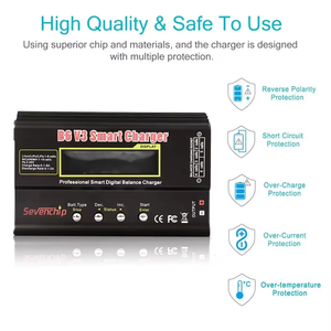 Cargador de Baterías IMAX B6 V3 80W 6A para LiHv, Lipo, NiMh, Li-ion, Ni-Cd, con Función de Balance/Descarga Digital para RC, Adaptador de Corriente de 15V 6A con LED - Product Image 6