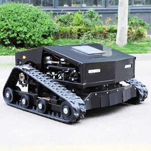 送料無料CE EPAディーゼルエンジン全地形草切断機農業ゴムトラックリモートコントロールロボット芝刈り機 - Product Image 2