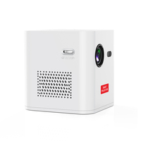Pico Pocket Proyector portátil 180 Ansi Lumen Batería incorporada y proyectores de altavoz de alta fidelidad Holograma Mini proyector 4K