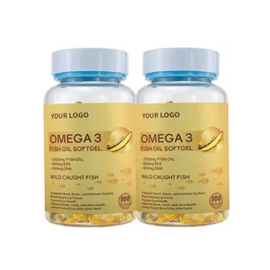 ODM OEM omega 3 epa dha algae oil omega-3 fish oil 500mg 1000mg healthcare supplement