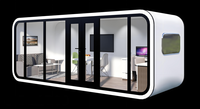 Maison Capsule Spatiale Moderne de Luxe 2026, Cabine Apple Préfabriquée à 2 Niveaux, Maison Modulaire Mobile, Pod de Glamping pour Complexes Touristiques et Glamping