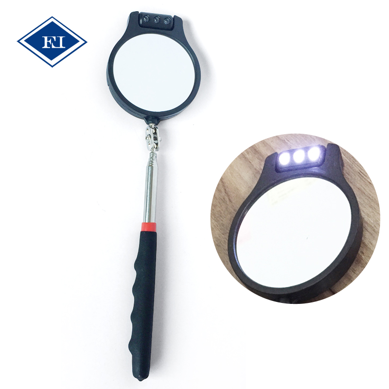 3 светодиодные круглые телескопические контрольные зеркала в продаже