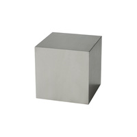 Table d'appoint carrée moderne en acier inoxydable Table basse de salon Table d'angle de rangement pour canapé Marque YD Garantie 1 an