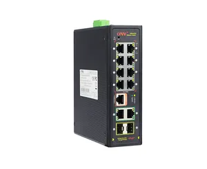 OEM 100M 8 port poe with 2*100/1000M SFP port industrial POE Network Managed Switch for ip camera