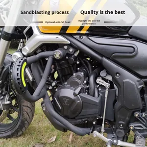 New Loncin VOGE 500AC Crash Bars &amp; <strong>Engine</strong> Guards-Anti-Drop Anti-Collision Motorcycle Bumper Heavy Duty Carbon Steel Protection - Product Image 2