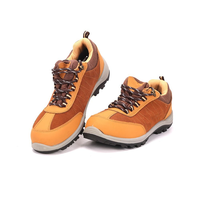 Chaussures de sécurité ACE d'été basses à lacets, respirantes, en daim et maille, avec semelle extérieure en PU, semelle intermédiaire en fer, anti-perforation, embout en acier, pour l'industrie et l'usine