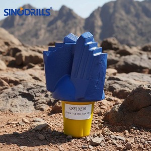 מקדחי סלע מקצועיים, ייצור מקדחי טונגסטן קרביד בעלי <span class=keywords><strong>3</strong></span> כנפיים, מקדח צעד-בצעד 5 אינץ' (127 מ\\\"מ) - Product Image 2