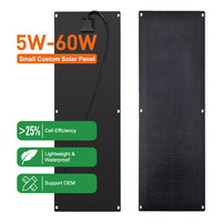 Mini panneau solaire OEM 5W 10W 20W, module de cellule solaire laminé ETFE PET pour chargeur DIY à montage sur fenêtre pour stores solaires