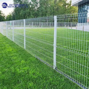 Fácil de Montar, Cerca Decorativa Personalizada para Jardim em Malha de Arame Curvada Soldada 3D, Painéis de Cerca. - Product Image 1